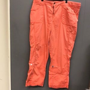 Cute Sz24 Lane Bryant Coral Convertible Pants